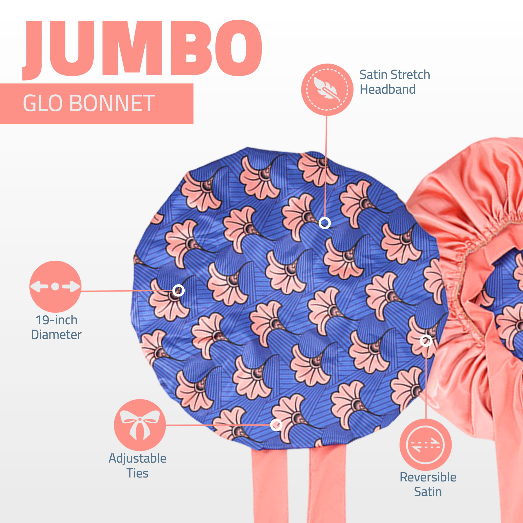 All Natural GLO - Jumbo GLO Bonnet - All Natural GLO