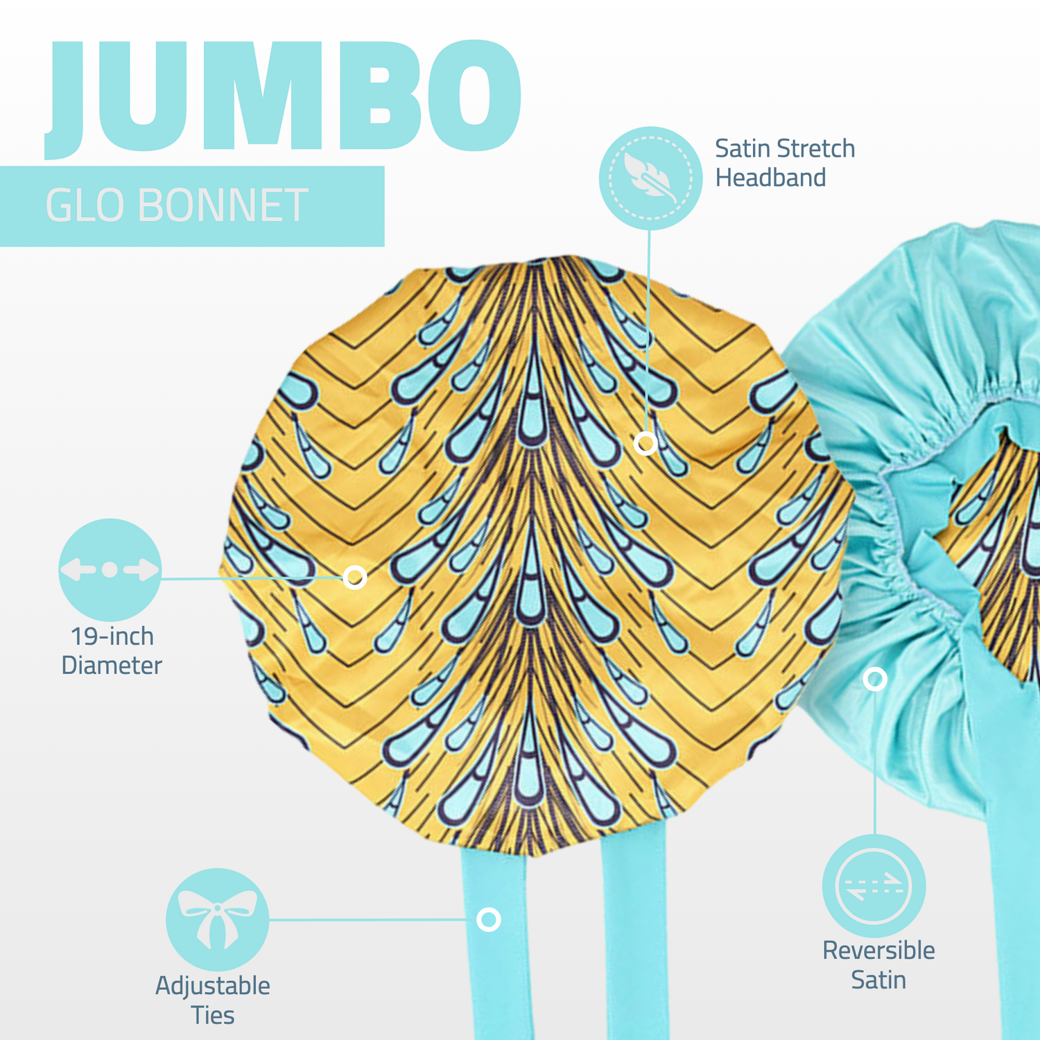 All Natural GLO - Jumbo GLO Bonnet - All Natural GLO